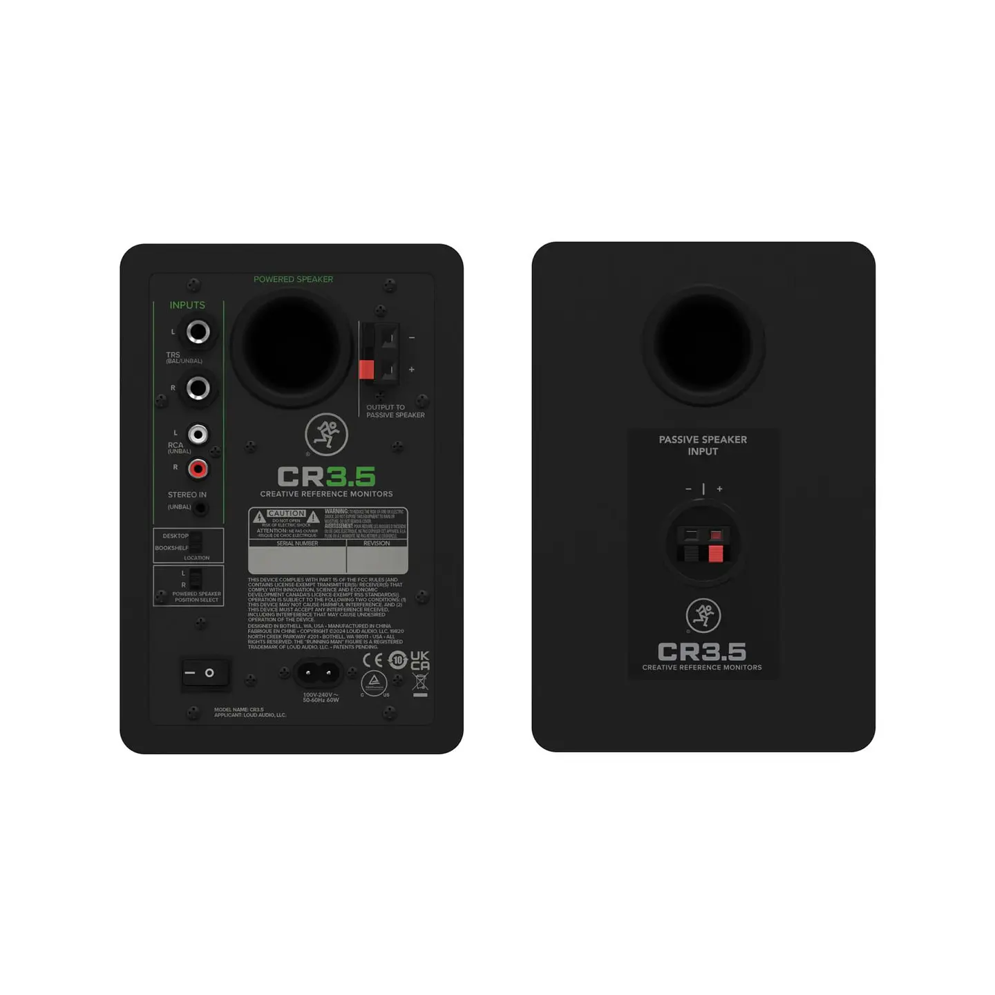 Par de monitores de estudio Mackie CR3.5 2