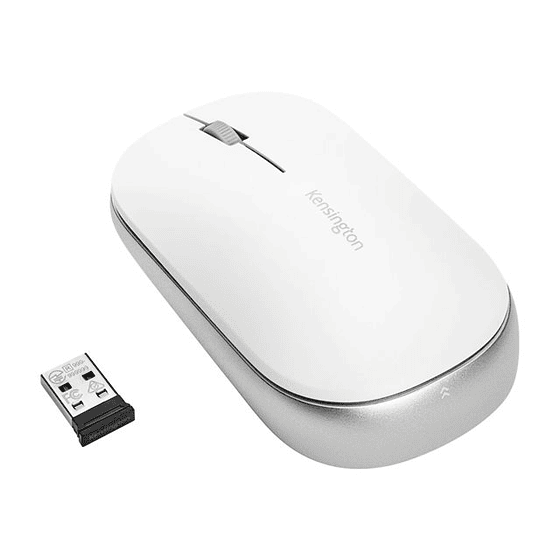 Kensington mouse inalabrico USB o buetooth SureTrack blanco - Image 1