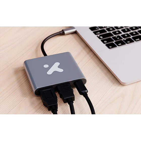 Adaptador multipuerto USB Type-C 3 en 1 - Image 2
