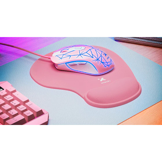 Mousepad ergonómico de Gel color rosado - Image 5