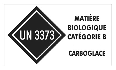 Matière biologique catégorie B - Carboglace