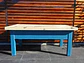 Mesa de centro em madeira flutuante azul - Thumbnail 8
