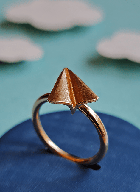 Paper Plane Ring