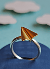 Paper Plane Ring