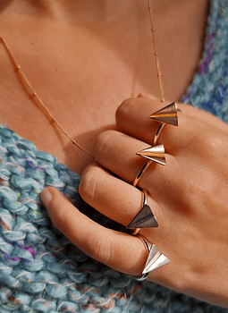 Paper Plane Ring