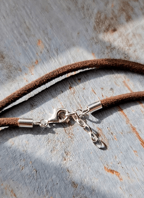 Conical Sea Whelk, Leather Necklace