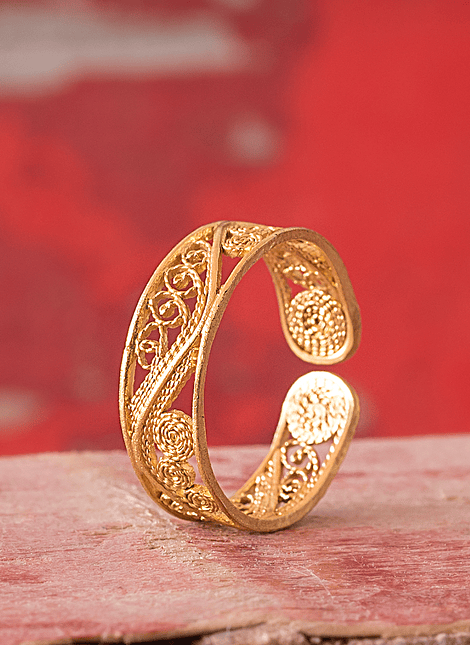 Filigree Wave Ring