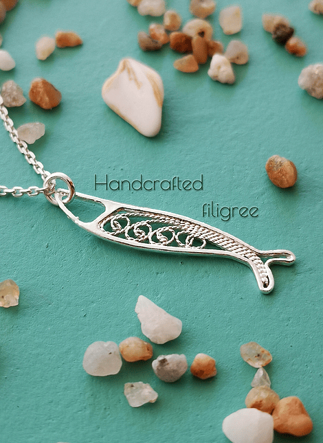 Sardine, Filigree Necklace