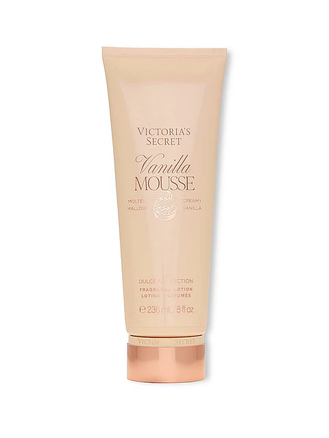 Loción perfumada con aroma a mousse de vainilla
