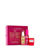 Set de regalo de 3 piezas Wild Rose Amber con mini productos exclusivos para el cuidado corporal y vela triturada. - Miniatura 4