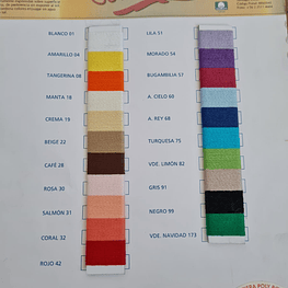Ovillo de Hilaza Suavecito (21 Colores disponibles)