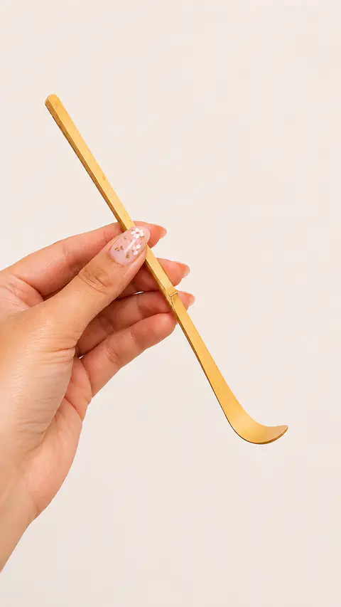 Cuchara de bamboo para té matcha