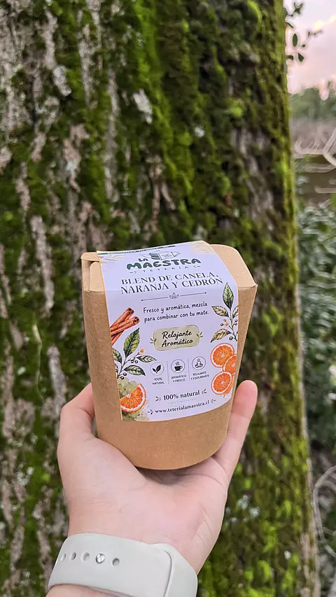 Blend de Canela, Naranja y Cedrón 🍊🌿 - Mezcla para aromatizar tú mate