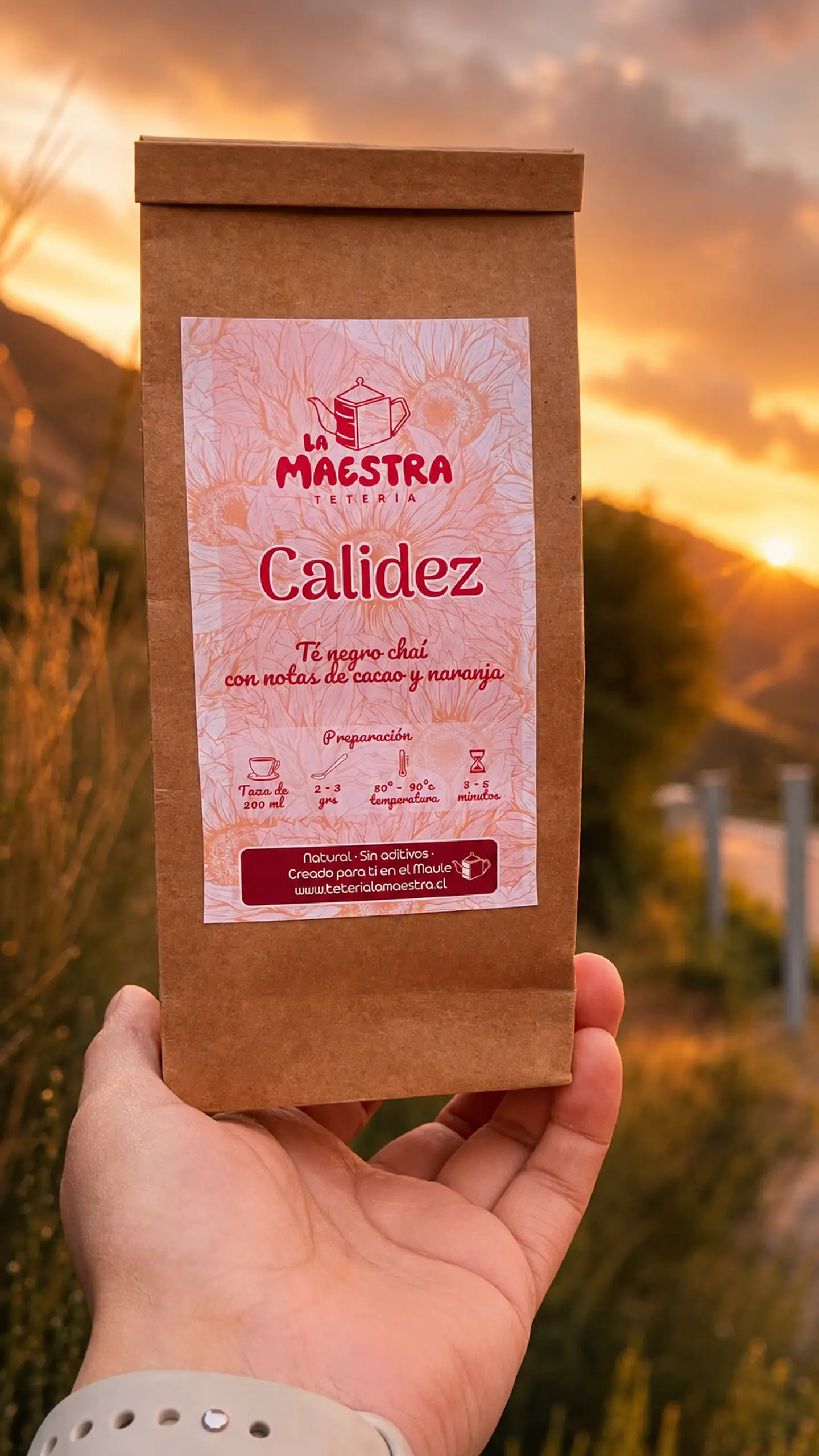 🧡 Calidez – Té Negro Chai con Cacao y Naranja 1