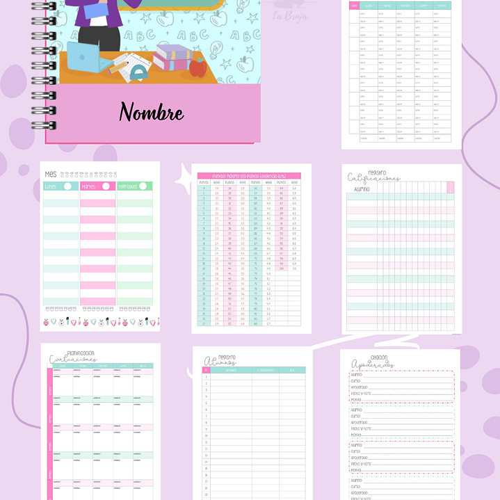 PLANNER DOCENTE - MUJER