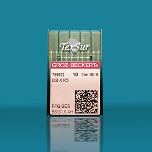 Aguja de bordar groz-beckert industrial #60 paleta