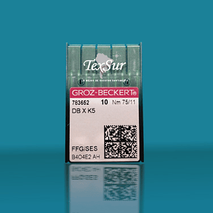 Aguja de bordar groz-beckert industrial #75 paleta