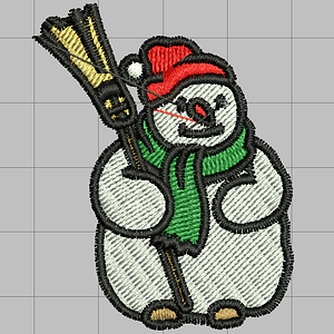 #3 matriz invierno hombre de nieve