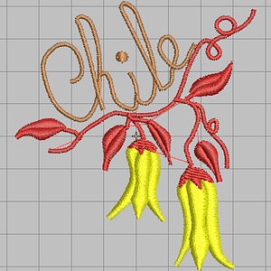 Matriz fiestas patrias #14 copihue chile