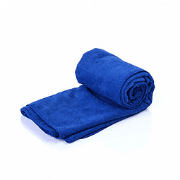 Set 5 toallas microfibra azulinas 39x39cms. sin logo
