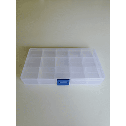 Caja plastica con divisiones
