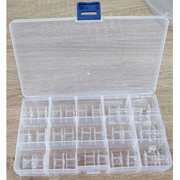 Caja plastica con 30 carretes