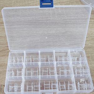 Caja plastica con 30 carretes