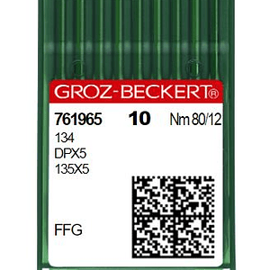 Aguja de confección talon grueso gebedur #80