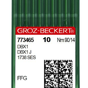 Aguja recta talon delgado gebedur n°90