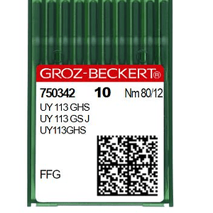 Aguja elastiquera groz-beckert n°80 paleta