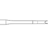 Aguja recta talon grueso/delgado punta r #90 34/135x5