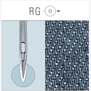 Aguja overlock  #100 gebedur