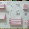 Panel organizador  60 cms. x 90 cms  6 ganc + kit rosa