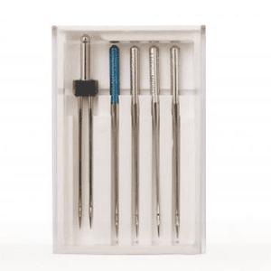 Aguja n° 11/14 azul/doble blister