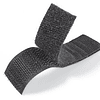 Velcro negro rollo 25mm x 25 mt par