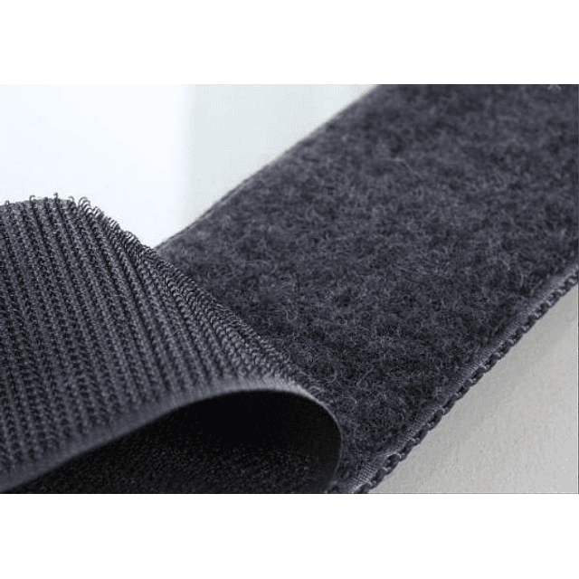 Velcro negro rollo 25mm x 25 mt par