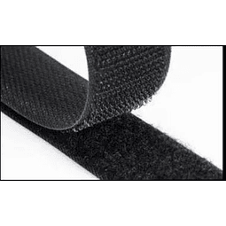 Velcro negro rollo 25mm x 25 mt