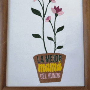 M#2 matriz mamá macetro con flores