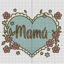 M#5 matriz mamá corazón