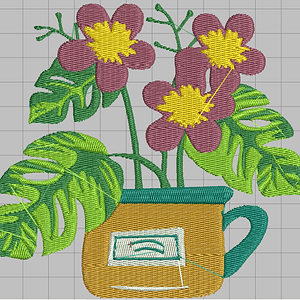 Matriz primavera #8 jarro flores