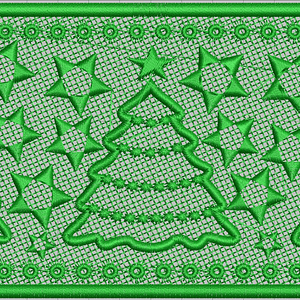 Matriz fsl lamparita 3 navideña encaje