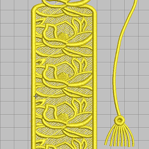 Matriz fsl marcador libro flor loto