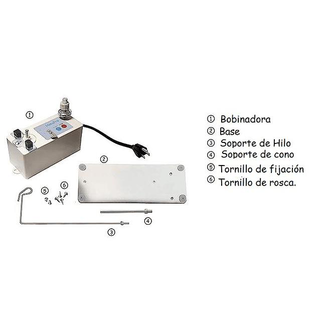 Bobinadora electrica domestica