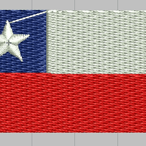 Matriz fiestas patrias #18 bandera