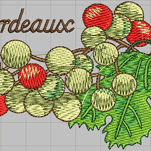 Matriz fiestas patrias #23 uva de bordeaux