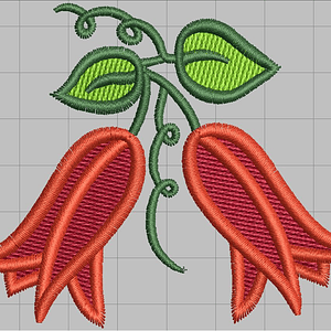 Matriz fiestas patrias #26 copihue