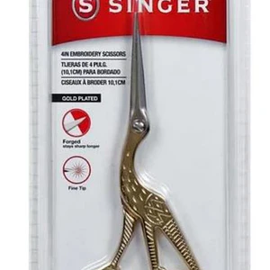 424-tijera bordado garza