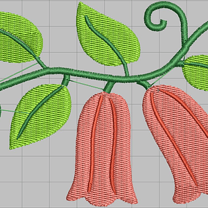 Matriz fiestas patrias #27 copihue individual