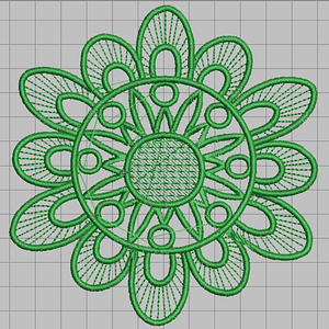 Matriz encaje libre adorno arbol