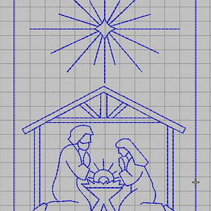 Matriz #8 tarjeta pesebre